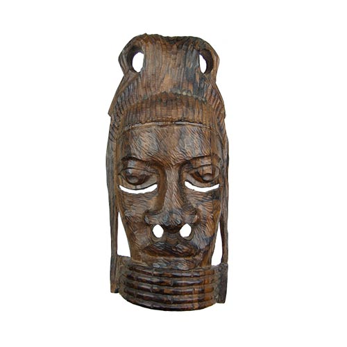 макет-Африканская-настенная-маска-из-дерева-Oba Маска Edo Oba